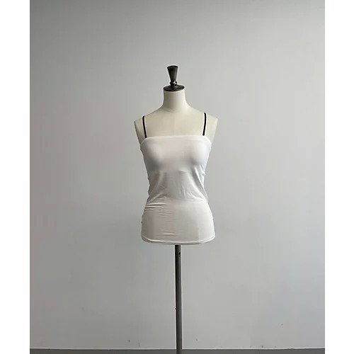 【カオス/Chaos】のクレマベアトップ インテリア・キッズ・メンズ・レディースファッション・服の通販 founy(ファニー) 　ファッション　Fashion　レディースファッション　WOMEN　インナー　Inner　シンプル　Simple　ストレッチ　Stretch　ミックス　Mix　夏　Summer　2025年　2025　2025春夏・S/S　Ss,Spring/Summer,2025　ホワイト|ID: prp329100004553397 ipo3291000000032183376