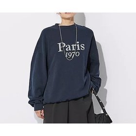 【レミレリーフ/REMI RELIEF】のSP加工3飛び裏毛クルー(Paris 1970) 人気、トレンドファッション・服の通販 founy(ファニー) ファッション Fashion レディースファッション WOMEN スウェット Sweat スペシャル Special ダメージ Damage ビンテージ Vintage |ID:prp329100004553413