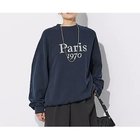 【レミレリーフ/REMI RELIEF】のSP加工3飛び裏毛クルー(Paris 1970) 人気、トレンドファッション・服の通販 founy(ファニー) ファッション Fashion レディースファッション WOMEN スウェット Sweat スペシャル Special ダメージ Damage ビンテージ Vintage thumbnail BLACK|ID: prp329100004553413 ipo3291000000032183456