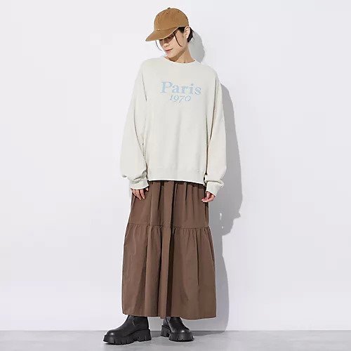 【レミレリーフ/REMI RELIEF】のSP加工3飛び裏毛クルー(Paris 1970) 人気、トレンドファッション・服の通販 founy(ファニー) 　ファッション　Fashion　レディースファッション　WOMEN　スウェット　Sweat　スペシャル　Special　ダメージ　Damage　ビンテージ　Vintage　other-2|ID: prp329100004553413 ipo3291000000032183457