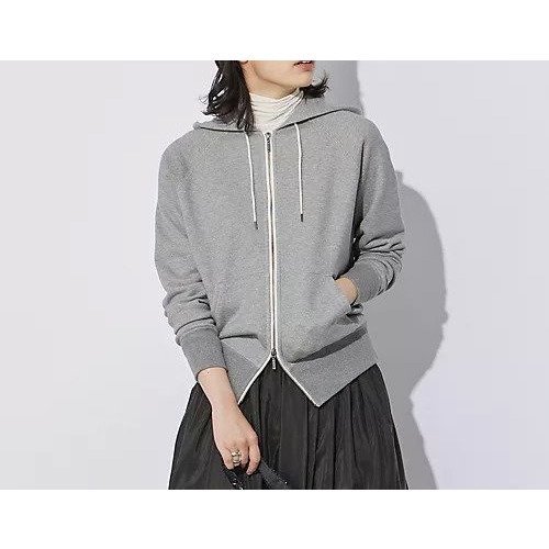 【スローン/SLOANE】のカリフォルニアコットン裏毛 スウェットパーカ インテリア・キッズ・メンズ・レディースファッション・服の通販 founy(ファニー) 　ファッション　Fashion　レディースファッション　WOMEN　トップス・カットソー　Tops/Tshirt　パーカ　Sweats　スウェット　Sweat　カリフォルニア　California　スリーブ　Sleeve　グレー|ID: prp329100004553414 ipo3291000000032183460