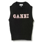 【ガニー/GANNI】のCotton Rope Vest Black|ID: prp329100004553416 ipo3291000000032183470