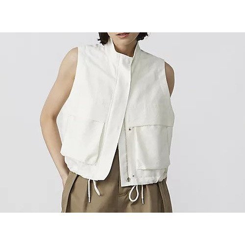 【サクラ/SACRA】のショート丈ベスト インテリア・キッズ・メンズ・レディースファッション・服の通販 founy(ファニー) 　ファッション　Fashion　レディースファッション　WOMEN　アウター　Coat Outerwear　トップス・カットソー　Tops/Tshirt　ベスト/ジレ　Gilets/Vests　おすすめ　Recommend　カットソー　Cut And Sew　シアー　Sheer　ショート　Short　ベスト　Vest　オフホワイト|ID: prp329100004553417 ipo3291000000032183475