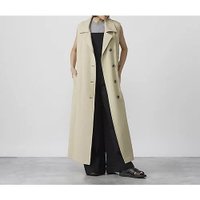 【サクラ/SACRA】のコットンツイルロングジレ 人気、トレンドファッション・服の通販 founy(ファニー) ファッション Fashion レディースファッション Fashion for Women アウター Coat / Outerwear Collection トップス・カットソー Cut & Sew Tops ベスト&ジレ / 重ね着スタイル Vests & Gilets スリット Slit, Slit Detail |ID:prp329100004553418