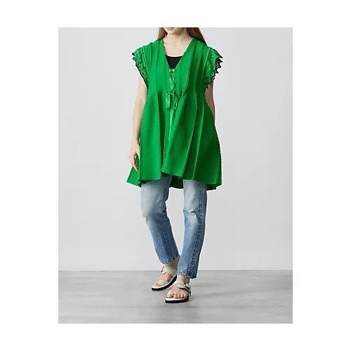 【オダカ/ODAKHA】のnana flare gilet 人気、トレンドファッション・服の通販 founy(ファニー) 　ファッション　Fashion　レディースファッション　WOMEN　アウター　Coat Outerwear　トップス・カットソー　Tops/Tshirt　ベスト/ジレ　Gilets/Vests　2024年　2024　2024春夏・S/S　Ss,Spring/Summer,2024　フリンジ　Fringe　フレア　Flare　レース　Race　洗える　Washable　other-3|ID: prp329100004553421 ipo3291000000032183493
