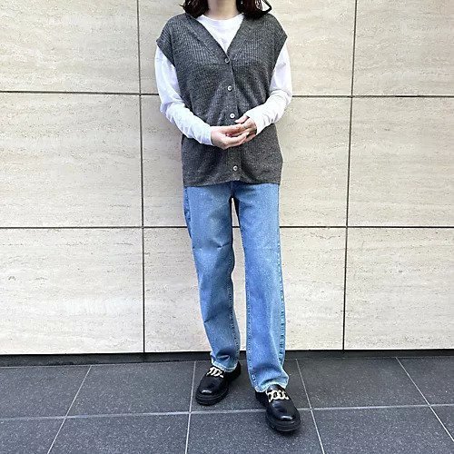 【ブリル/BRILL】のリネン100%ワイドリブジレ 人気、トレンドファッション・服の通販 founy(ファニー) 　ファッション　Fashion　レディースファッション　WOMEN　アウター　Coat Outerwear　トップス・カットソー　Tops/Tshirt　ベスト/ジレ　Gilets/Vests　おすすめ　Recommend　キャミソール　Camisole　タンク　Tank　リネン　Linen　夏　Summer　other-2|ID: prp329100004553423 ipo3291000000032183507
