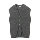 【ブリル/BRILL】のリネン100%ワイドリブジレ チャコール|ID: prp329100004553423 ipo3291000000036279374