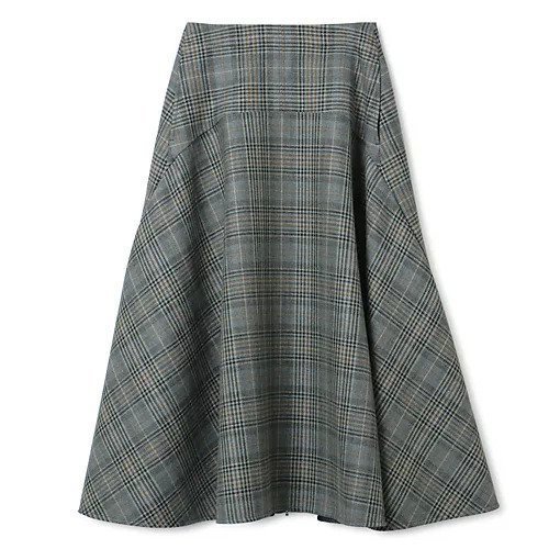 【ビューティフル ピープル/beautiful people】のtweed check zipper flare skirt インテリア・キッズ・メンズ・レディースファッション・服の通販 founy(ファニー) 　ファッション　Fashion　レディースファッション　WOMEN　スカート　Skirt　2023年　2023　2023-2024秋冬・A/W　Aw/Autumn/Winter//Fw/Fall-Winter/2023-2024　クラシカル　Classical　スリット　Slit　チェック　Check　ツイード　Tweed　フレア　Flare　今季　This Season　bluegray|ID: prp329100004553437 ipo3291000000032183575