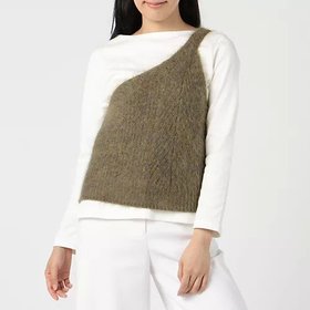 【エンリカ/enrica】の変形畦編みモヘアニットワンショルダーベスト 人気、トレンドファッション・服の通販 founy(ファニー) ファッション Fashion レディースファッション WOMEN アウター Coat Outerwear トップス・カットソー Tops/Tshirt ニット Knit Tops ベスト/ジレ Gilets/Vests 畦編みニット Cardigan Stitch アシンメトリー Asymmetry ショルダー Shoulder ベスト Vest モヘア Mohair 畦 Ridge |ID:prp329100004553440