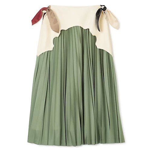 【トーガ プルラ/TOGA PULLA】のRayon twill western skirt 人気、トレンドファッション・服の通販 founy(ファニー) 　ファッション　Fashion　レディースファッション　WOMEN　スカート　Skirt　アシンメトリー　Asymmetry　ウエスタン　Western　カッティング　Cutting　プリーツ　Pleats　リボン　Ribbon　other-2|ID: prp329100004553449 ipo3291000000032351581