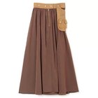 【アーリ/EARIH】のLIMONTA POCKET BELT SKIRT 人気、トレンドファッション・服の通販 founy(ファニー) ファッション Fashion レディースファッション WOMEN スカート Skirt シンプル Simple フレア Flare ポケット Pocket ミックス Mix ロング Long 洗える Washable thumbnail BROWN|ID: prp329100004553450 ipo3291000000032183629