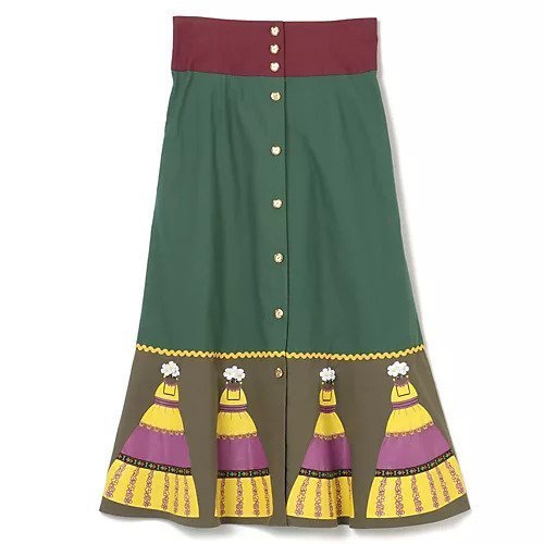 【ミュベール/MUVEIL】のドールプリントスカート インテリア・キッズ・メンズ・レディースファッション・服の通販 founy(ファニー) https://founy.com/ ファッション Fashion レディースファッション Fashion for Women スカート Skirts カラフル Colorful Design ガーリー Girly, Feminine Style チェック Check, Plaid, Tartan プリント Print, Printed Pattern ロング Long, Long-Length 春 Spring 洗える Machine Washable |ID: prp329100004553453 ipo3291000000032704551