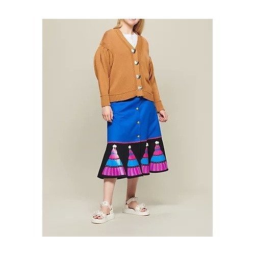 【ミュベール/MUVEIL】のドールプリントスカート 人気、トレンドファッション・服の通販 founy(ファニー) 　ファッション　Fashion　レディースファッション　Fashion for Women　スカート　Skirts　カラフル　Colorful Design　ガーリー　Girly, Feminine Style　チェック　Check, Plaid, Tartan　プリント　Print, Printed Pattern　ロング　Long, Long-Length　春　Spring　洗える　Machine Washable　other-3|ID: prp329100004553453 ipo3291000000033343291