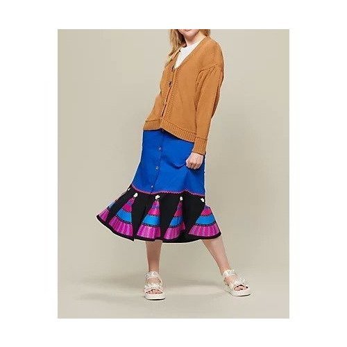 【ミュベール/MUVEIL】のドールプリントスカート 人気、トレンドファッション・服の通販 founy(ファニー) 　ファッション　Fashion　レディースファッション　Fashion for Women　スカート　Skirts　カラフル　Colorful Design　ガーリー　Girly, Feminine Style　チェック　Check, Plaid, Tartan　プリント　Print, Printed Pattern　ロング　Long, Long-Length　春　Spring　洗える　Machine Washable　other-2|ID: prp329100004553453 ipo3291000000034157161