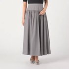 【トゥエルブクローゼット/12closet】の【洗える】切替えコットン ギャザースカート 人気、トレンドファッション・服の通販 founy(ファニー) ファッション Fashion レディースファッション WOMEN スカート Skirt ギャザー Gather フェミニン Feminine 洗える Washable thumbnail グレー|ID: prp329100004553455 ipo3291000000032183654