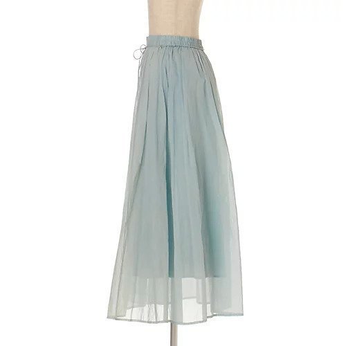 【ノーメント/normment】のCOTTON ORGANDY SKIRT 人気、トレンドファッション・服の通販 founy(ファニー) 　ファッション　Fashion　レディースファッション　WOMEN　スカート　Skirt　オーガンジー　Organdy　ギャザー　Gather　スタンダード　Standard　other-2|ID: prp329100004553468 ipo3291000000032351721