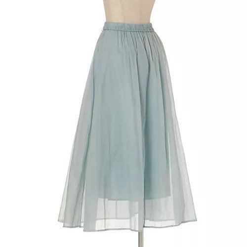 【ノーメント/normment】のCOTTON ORGANDY SKIRT 人気、トレンドファッション・服の通販 founy(ファニー) 　ファッション　Fashion　レディースファッション　WOMEN　スカート　Skirt　オーガンジー　Organdy　ギャザー　Gather　スタンダード　Standard　other-3|ID: prp329100004553468 ipo3291000000032351722