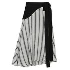 【ウェールズ ボナー/WALES BONNER】のDEPARA WRAP SKIRT 人気、トレンドファッション・服の通販 founy(ファニー) ファッション Fashion レディースファッション Ladies' Fashion Online スカート Skirt 2022年 2022 2022 春夏 S/S Ss,Spring/Summer,2022 ストライプ Stripe スマート Smart リゾート Resort リボン Ribbon thumbnail BLACK & WHITE|ID: prp329100004553472 ipo3291000000032632272