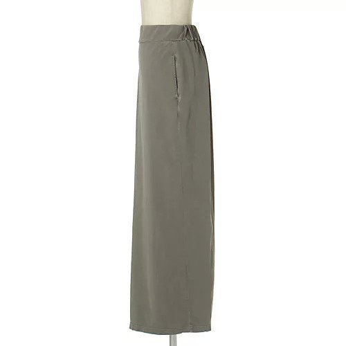 【徳原文子/Fumiko Tokuhara】のカットソーIラインスカート 人気、トレンドファッション・服の通販 founy(ファニー) 　ファッション　Fashion　レディースファッション　Fashion for Women　スカート　Skirts　カットソー　Cut and Sewn Top　ストレート　Straight, Straight Cut　スリット　Slit, Slit Detail　バランス　Balance, Style Balance　フロント　Front, Front Design　別注　Limited Edition, Custom Order　洗える　Machine Washable　other-3|ID: prp329100004553477 ipo3291000000033140832