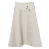 【スリーワン フィリップリム/3.1 Phillip Lim】のCOTTON POPLIN MIDI SKIRT W SIDE PLKT 人気、トレンドファッション・服の通販 founy(ファニー) ファッション Fashion レディースファッション WOMEN スカート Skirt 2022年 2022 2022-2023秋冬・A/W Aw/Autumn/Winter//Fw/Fall-Winter/2022-2023 アシンメトリー Asymmetry フレア Flare フロント Front |ID:prp329100004553482