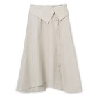 【スリーワン フィリップリム/3.1 Phillip Lim】のCOTTON POPLIN MIDI SKIRT W SIDE PLKT 人気、トレンドファッション・服の通販 founy(ファニー) ファッション Fashion レディースファッション Fashion for Women スカート Skirts 2022年 2022 2022-2023秋冬・A/W Autumn/Winter 2022–23 AW22–23 アシンメトリー Asymmetrical Style フレア Flare, Flared フロント Front, Front Design thumbnail STONE|ID: prp329100004553482 ipo3291000000033343225