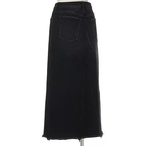 【ヘルシーデニム/Healthy Denim】のRemake ストレッチデニムスカート 人気、トレンドファッション・服の通販 founy(ファニー) 　ファッション　Fashion　レディースファッション　WOMEN　スカート　Skirt　デニムスカート　Denim Skirts　カットオフ　Cut Off　クール　Cool　ストレッチ　Stretch　スリット　Slit　デニム　Denim　フロント　Front　リメイク　Remake　ロング　Long　洗える　Washable　other-3|ID: prp329100004553485 ipo3291000000032351953