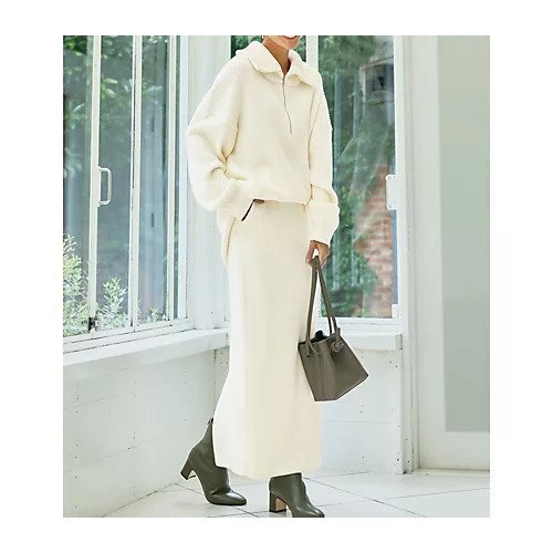 【スローン/SLOANE】の【HPS別注】ニットリブスカート(サイドポケット付き) 人気、トレンドファッション・服の通販 founy(ファニー) 　ファッション　Fashion　レディースファッション　WOMEN　スカート　Skirt　おすすめ　Recommend　フェミニン　Feminine　ポケット　Pocket　冬　Winter　別注　Special Order　other-3|ID: prp329100004553487 ipo3291000000032183801