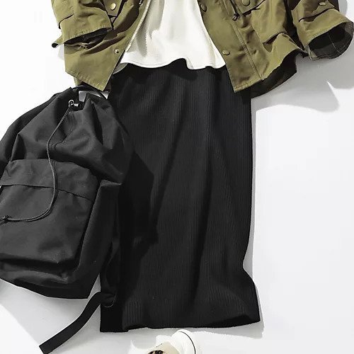 【スローン/SLOANE】の【HPS別注】ニットリブスカート(サイドポケット付き) 人気、トレンドファッション・服の通販 founy(ファニー) 　ファッション　Fashion　レディースファッション　Fashion for Women　スカート　Skirts　おすすめ　Recommended / Our Picks　フェミニン　Feminine, Girly　ポケット　Pocket, Pocket Detail　冬　Winter / This Winter　別注　Limited Edition, Custom Order　other-2|ID: prp329100004553487 ipo3291000000033855342
