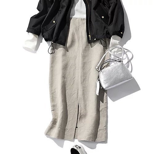 【ブルーバード ブルバード/BLUEBIRD BOULEVARD】のへヴィリネンタイトスカート 人気、トレンドファッション・服の通販 founy(ファニー) 　ファッション　Fashion　レディースファッション　Ladies' Fashion Online　スカート　Skirt　おすすめ　Recommend　キャンバス　Canvas　スリット　Slit　セットアップ　Set Up　リネン　Linen　エレガント 上品　Elegant　人気　Popularity　other-3|ID: prp329100004553493 ipo3291000000032632162