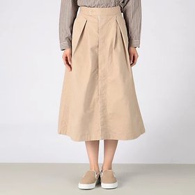 【ジムフレックス/GYMPHLEX】 オーガニックコットンツイルスカート人気、トレンドファッション・服の通販 founy(ファニー) ファッション Fashion レディースファッション Ladies' Fashion Online スカート Skirt プリーツ Pleats ボックス Box ミリタリー Military ロング Long |ID:prp329100004553502