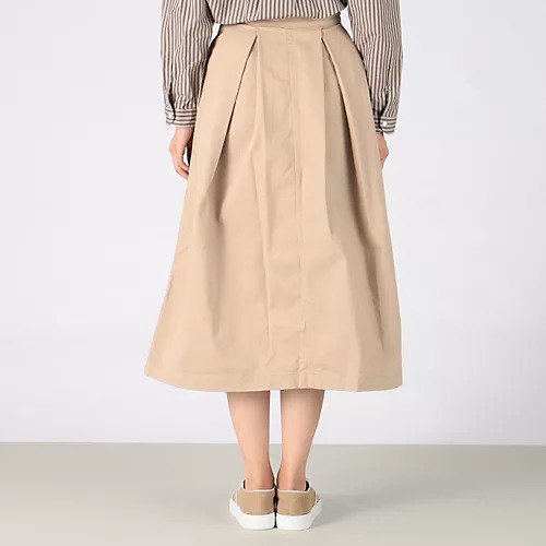 【ジムフレックス/GYMPHLEX】のオーガニックコットンツイルスカート 人気、トレンドファッション・服の通販 founy(ファニー) 　ファッション　Fashion　レディースファッション　Ladies' Fashion Online　スカート　Skirt　プリーツ　Pleats　ボックス　Box　ミリタリー　Military　ロング　Long　other-2|ID: prp329100004553502 ipo3291000000032632138