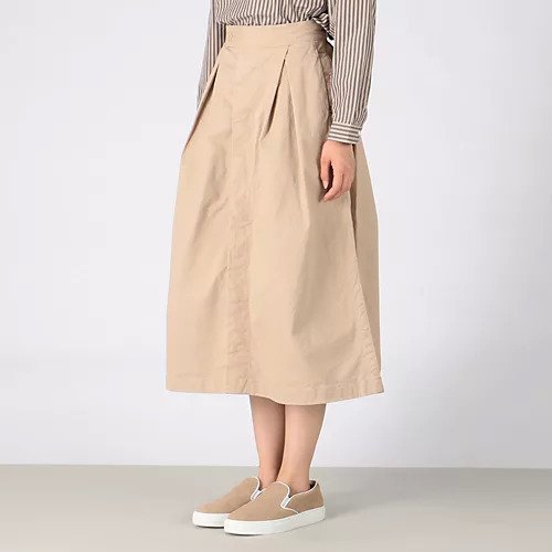 【ジムフレックス/GYMPHLEX】のオーガニックコットンツイルスカート 人気、トレンドファッション・服の通販 founy(ファニー) 　ファッション　Fashion　レディースファッション　Ladies' Fashion Online　スカート　Skirt　プリーツ　Pleats　ボックス　Box　ミリタリー　Military　ロング　Long　other-3|ID: prp329100004553502 ipo3291000000032632139
