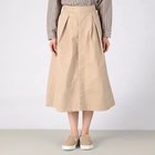 【ジムフレックス/GYMPHLEX】のオーガニックコットンツイルスカート 人気、トレンドファッション・服の通販 founy(ファニー) ファッション Fashion レディースファッション Fashion for Women スカート Skirts プリーツ Pleats, Pleated ボックス Boxy, Box Shape ミリタリー Military, Army Style ロング Long, Long-Length thumbnail ベージュ|ID: prp329100004553502 ipo3291000000034157339