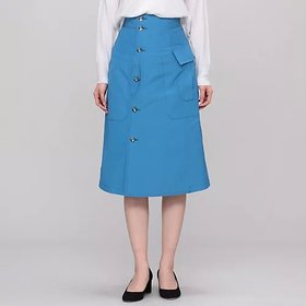 【ジーヴィージーヴィ/G.V.G.V.】のCARGO POCKET COTTON CANVAS SKIRT 人気、トレンドファッション・服の通販 founy(ファニー) ファッション Fashion レディースファッション WOMEN スカート Skirt カットソー Cut And Sew スウェット Sweat フェミニン Feminine フラップ Flap フレア Flare ポケット Pocket |ID:prp329100004553505