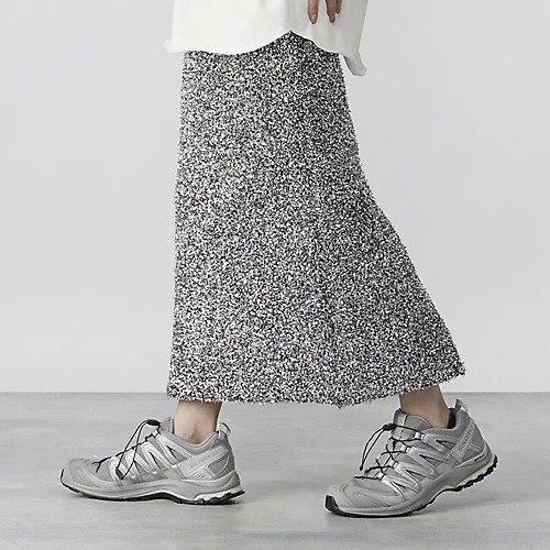 【ナウンレス/NOUNLESS】のGLITTER TAPE YARN KNIT SKIRT インテリア・キッズ・メンズ・レディースファッション・服の通販 founy(ファニー) https://founy.com/ ファッション Fashion レディースファッション WOMEN スカート Skirt おすすめ Recommend ダブル Double フェイス Face 定番 Standard |ID: prp329100004553506 ipo3291000000032352278