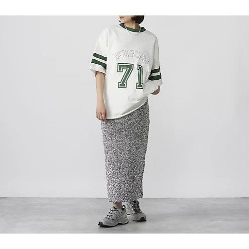 【ナウンレス/NOUNLESS】のGLITTER TAPE YARN KNIT SKIRT 人気、トレンドファッション・服の通販 founy(ファニー) 　ファッション　Fashion　レディースファッション　Fashion for Women　スカート　Skirts　おすすめ　Recommended / Our Picks　ダブル　Double, Double-Breasted　フェイス　Face, Facial Design　定番　Standard, Basic Item　other-2|ID: prp329100004553506 ipo3291000000033155550