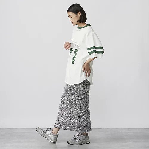 【ナウンレス/NOUNLESS】のGLITTER TAPE YARN KNIT SKIRT 人気、トレンドファッション・服の通販 founy(ファニー) 　ファッション　Fashion　レディースファッション　Fashion for Women　スカート　Skirts　おすすめ　Recommended / Our Picks　ダブル　Double, Double-Breasted　フェイス　Face, Facial Design　定番　Standard, Basic Item　other-3|ID: prp329100004553506 ipo3291000000033155552