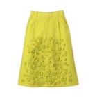 【ミュベール/MUVEIL】のフラワーパーツSK 人気、トレンドファッション・服の通販 founy(ファニー) ファッション Fashion レディースファッション WOMEN スカート Skirt 2024年 2024 2024春夏・S/S Ss,Spring/Summer,2024 キャンバス Canvas フラワー Flower ロング Long thumbnail yellow|ID: prp329100004553523 ipo3291000000032183963