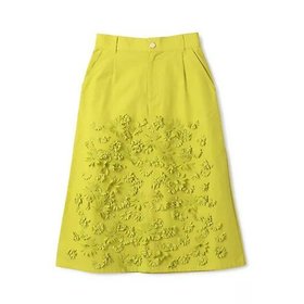 【ミュベール/MUVEIL】 フラワーパーツSK人気、トレンドファッション・服の通販 founy(ファニー) ファッション Fashion レディースファッション Fashion for Women スカート Skirts 2024年 2024 2024春夏・S/S Spring/Summer 2024 SS24 キャンバス Canvas, Canvas Fabric フラワー Flower, Floral ロング Long, Long-Length |ID:prp329100004553523