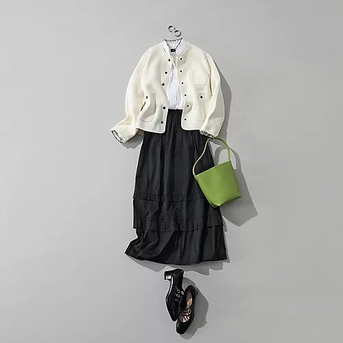 【ヌキテパ/NE QUITTEZ PAS】の【HPS別注】GATHER SKIRT 人気、トレンドファッション・服の通販 founy(ファニー) 　ファッション　Fashion　レディースファッション　WOMEN　スカート　Skirt　ティアードスカート　Tiered Skirt　フェミニン　Feminine　フリル　Frills　別注　Special Order　洗える　Washable　other-2|ID: prp329100004553525 ipo3291000000032352560