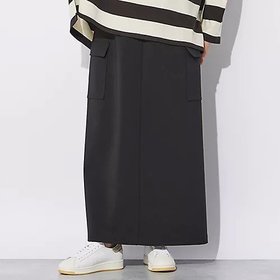 【コグ ザビッグスモーク/COGTHEBIGSMOKE】のKHLOE LONG CARGO SKIRT 人気、トレンドファッション・服の通販 founy(ファニー) ファッション Fashion レディースファッション WOMEN スカート Skirt くるぶし Ankle ジョーゼット Georgette ストレッチ Stretch ストレート Straight スリット Slit ドローストリング Drawstring |ID:prp329100004553538
