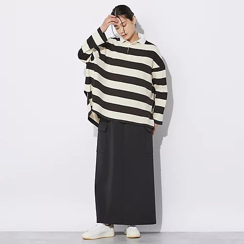 【コグ ザビッグスモーク/COGTHEBIGSMOKE】のKHLOE LONG CARGO SKIRT 人気、トレンドファッション・服の通販 founy(ファニー) 　ファッション　Fashion　レディースファッション　WOMEN　スカート　Skirt　くるぶし　Ankle　ジョーゼット　Georgette　ストレッチ　Stretch　ストレート　Straight　スリット　Slit　ドローストリング　Drawstring　other-2|ID: prp329100004553538 ipo3291000000032352193