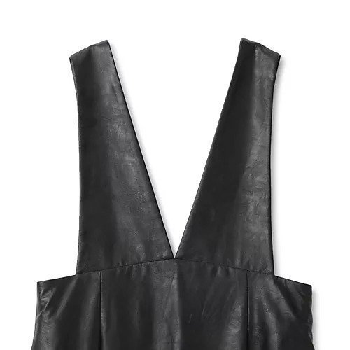 【サクラ/SACRA】の【HPS別注】SYNTHETIC LEATHER ジャンパースカート 人気、トレンドファッション・服の通販 founy(ファニー) 　ファッション　Fashion　レディースファッション　Fashion for Women　スカート　Skirts　インナー　Innerwear　ラップ　Wrap, Wrap Design　別注　Limited Edition, Custom Order　other-3|ID: prp329100004553541 ipo3291000000034617942