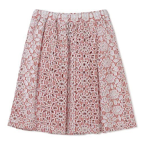 【プラン C/Plan C】のSKIRT 人気、トレンドファッション・服の通販 founy(ファニー) 　ファッション　Fashion　レディースファッション　Fashion for Women　スカート　Skirts　2022年　2022　2022 春夏 S/S　Spring/Summer 2022 SS22　ガーリー　Girly, Feminine Style　ギャザー　Gathered, Ruffled　ストライプ　Stripe, Striped Pattern　フラワー　Flower, Floral　レース　Lace, Lace Fabric　other-2|ID: prp329100004553543 ipo3291000000032704582
