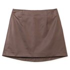 【ジェーンスミス/JANE SMITH】のPOLYESTER SATIN MINI SKIRT BROWN|ID: prp329100004553547 ipo3291000000032632512