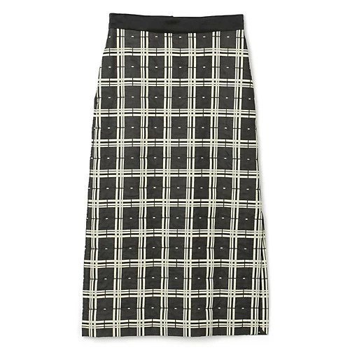 【ゼロエイトサーカス/08sircus】のPigment check bonding skirt インテリア・キッズ・メンズ・レディースファッション・服の通販 founy(ファニー) https://founy.com/ ファッション Fashion レディースファッション WOMEN スカート Skirt エレガント 上品 Elegant サテン Satin スリット Slit チェック Check プリント Print ボンディング Bonding |ID: prp329100004553549 ipo3291000000032352761