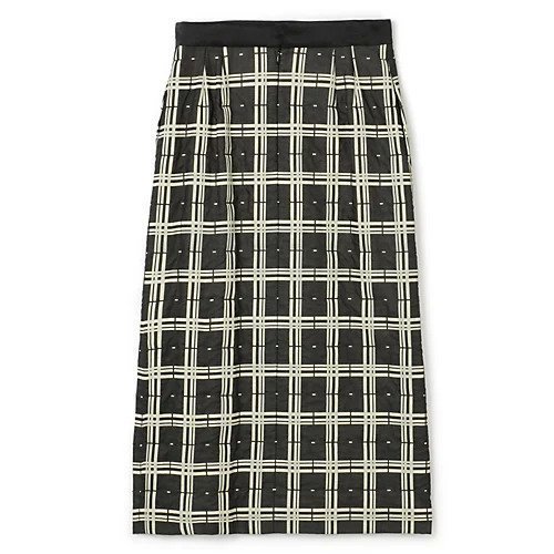 【ゼロエイトサーカス/08sircus】のPigment check bonding skirt 人気、トレンドファッション・服の通販 founy(ファニー) 　ファッション　Fashion　レディースファッション　WOMEN　スカート　Skirt　エレガント 上品　Elegant　サテン　Satin　スリット　Slit　チェック　Check　プリント　Print　ボンディング　Bonding　other-2|ID: prp329100004553549 ipo3291000000032352766