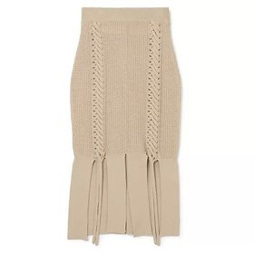 【マラミュート/MALAMUTE】のBLAID SLIT SKIRT 人気、トレンドファッション・服の通販 founy(ファニー) ファッション Fashion レディースファッション WOMEN スカート Skirt フリンジ Fringe |ID:prp329100004553550