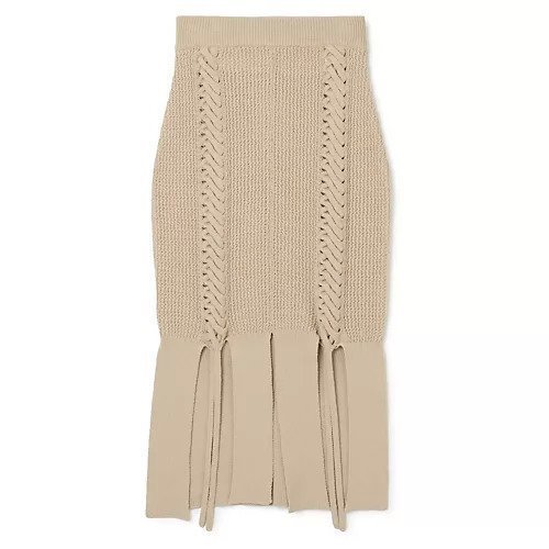 【マラミュート/MALAMUTE】のBLAID SLIT SKIRT インテリア・キッズ・メンズ・レディースファッション・服の通販 founy(ファニー) 　ファッション　Fashion　レディースファッション　WOMEN　スカート　Skirt　フリンジ　Fringe　BEIGE|ID: prp329100004553550 ipo3291000000032184077