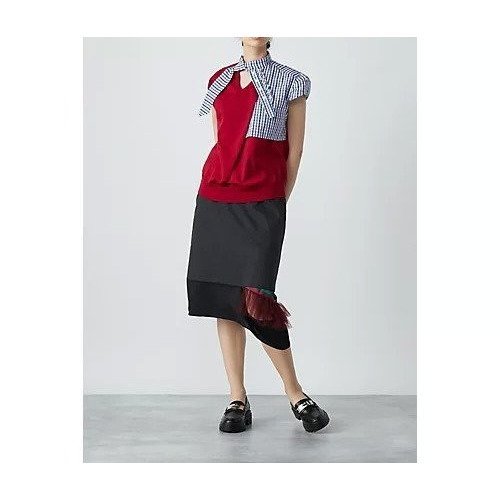【カラー/kolor】のスカート 人気、トレンドファッション・服の通販 founy(ファニー) 　ファッション　Fashion　レディースファッション　WOMEN　スカート　Skirt　2023年　2023　2023春夏・S/S　Ss,Spring/Summer,2023　アシンメトリー　Asymmetry　サテン　Satin　シフォン　Chiffon　シンプル　Simple　スタイリッシュ　Stylish　ドッキング　Docking　other-2|ID: prp329100004553552 ipo3291000000032352801